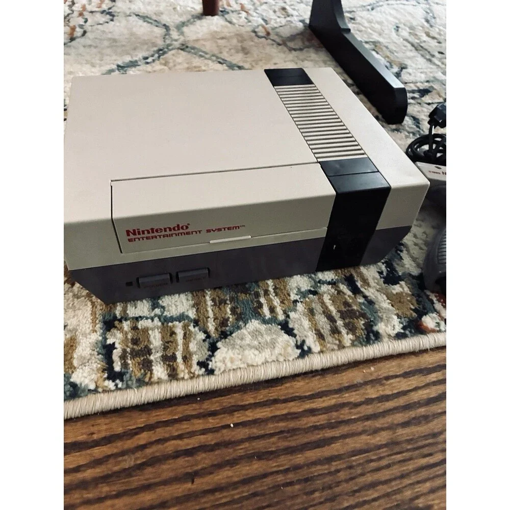 Nintendo NES Action Set Home Console, 2 Controllers, 1 Zapper - White/Gray
